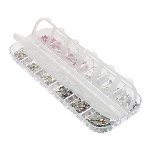 Veemoon 1 Schachtel Nail Charms Strasssteine für Nägel DIY Nagelkunst Ornamente Glitzersteine Nageldekorationen Vielseitig für Maniküre Party Casual Veemoon 1 Schachtel Nail Charms Strasssteine für Nägel DIY Nagelkunst Ornamente Glitzersteine Nageldekorationen Vielseitig für Maniküre Party Casual von Veemoon