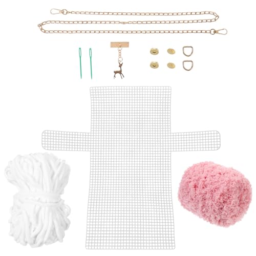 Veemoon 1 Set Geflochtenes Wolltaschenmaterial Geldbörsen Set Stickstich Garn Stoff Strickset Nähen Basteln Tasche Kunst Geldbörse Kleines Kreuz Zum Stricken Tasche Veemoon 1 Set Geflochtenes Wolltaschenmaterial Geldbörsen Set Stickstich Garn Stoff Strickset Nähen Basteln Tasche Kunst Geldbörse Kleines Kreuz Zum Stricken Tasche von Veemoon