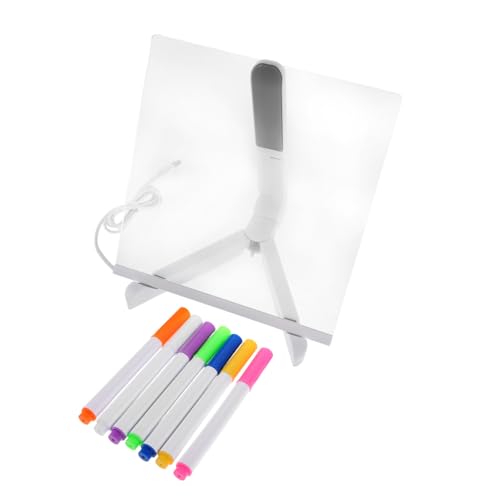 Veemoon 1 Set Led-whiteboard – Leuchtendes Zeichenbrett, Leuchtender Memo-briefblock Mit 7 Stiften Für Büro, Schule Und Zuhause Veemoon 1 Set Led-whiteboard – Leuchtendes Zeichenbrett, Leuchtender Memo-briefblock Mit 7 Stiften Für Büro, Schule Und Zuhause von Veemoon