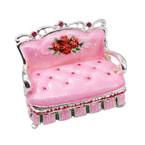 Veemoon 1 Stück Metallsofa Schmuckschatulle Stilvoll Dekoration Mini Haushalt dekorativ Schmuckbehälter Sofa-Form-Schmuck-Organizer Schmuckschatzkoffer Aufbewahrungsbox für Schmuck Veemoon 1 Stück Metallsofa Schmuckschatulle Stilvoll Dekoration Mini Haushalt dekorativ Schmuckbehälter Sofa-Form-Schmuck-Organizer Schmuckschatzkoffer Aufbewahrungsbox für Schmuck von Veemoon