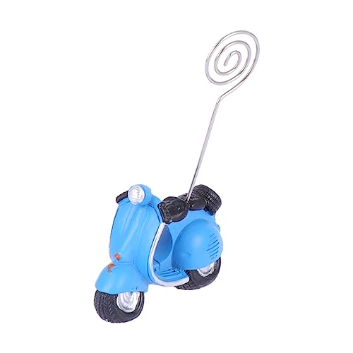 Veemoon 1 Stück Mini Elektroauto Foto Clip für Hochzeiten Geburtstage Veranstaltungen Tischkartenhalter Notizenclip Blau Stabil für Jede Tischfläche von Veemoon