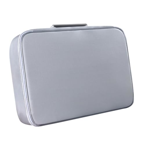 Veemoon 1 Stück Wasserdichte Dateibox zur Aufbewahrung stapelbar aufbewahrungstasche feuerfester Beutel kleine feuerfeste Tasche Silikon-Glasfasertuch Silver von Veemoon