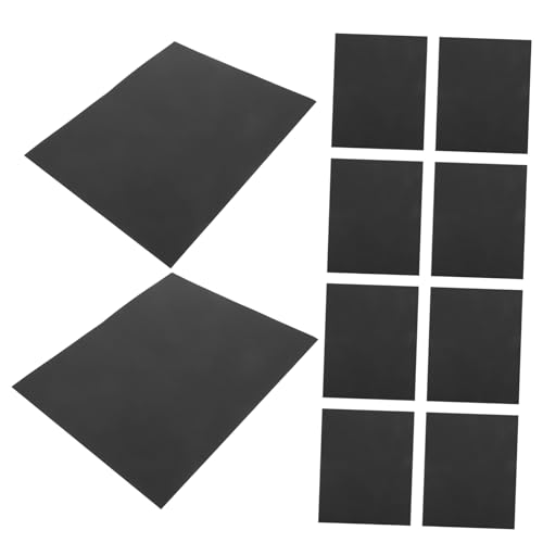 Veemoon 10 Blatt Blätter Sandpapier Schleif- und Polierpapier Schleifpapier polieren Handheld -Schleifer für kleine Projekte Schleifpapier für Metall Siliziumkarbid Grey von Veemoon