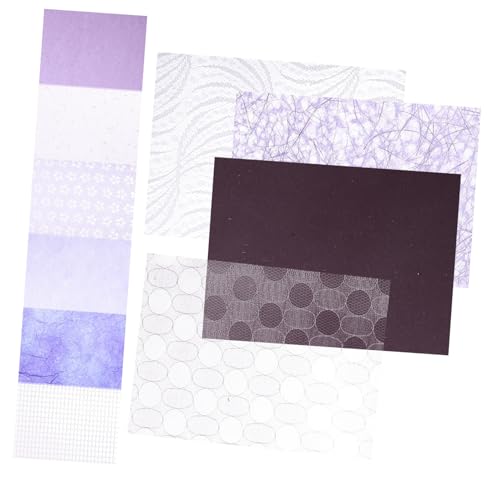 Veemoon 10 Blatt Handgeschöpftes Scrapbooking Papier Dickes Texturiertes Bastelpapier für Tagebücher Notizbücher Kreative DIY Dekoration Vielseitig Einsetzbar Langlebig Zarte Farben Veemoon 10 Blatt Handgeschöpftes Scrapbooking Papier Dickes Texturiertes Bastelpapier für Tagebücher Notizbücher Kreative DIY Dekoration Vielseitig Einsetzbar Langlebig Zarte Farben von Veemoon