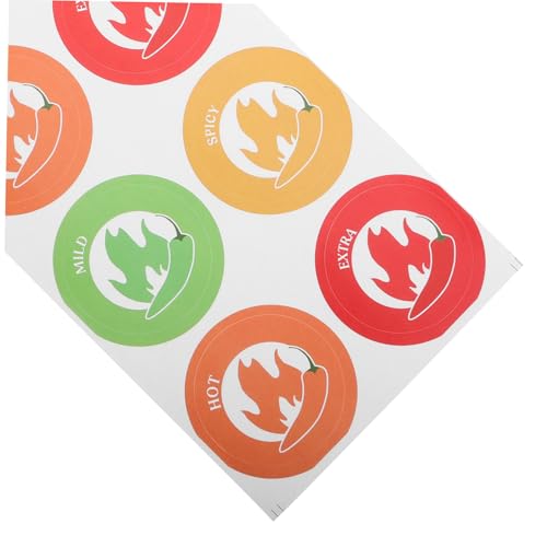 Veemoon 10 Blatt Spicy Warning Labels mit Chili Selbstklebende Warnaufkleber für Scharfe Speisen Hitzebeständig Vielseitig Einsetzbar für Restaurant und Zuhause Klare Kennzeichnung von Veemoon 10 Blatt Spicy Warning Labels mit Chili Selbstklebende Warnaufkleber für Scharfe Speisen Hitzebeständig Vielseitig Einsetzbar für Restaurant und Zuhause Klare Kennzeichnung von von Veemoon