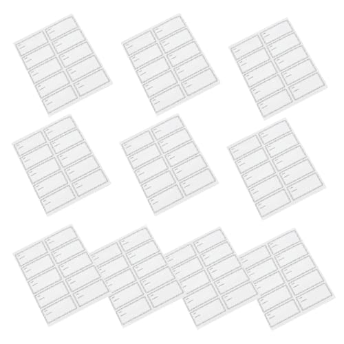 Veemoon 10 Blatt Wasserfeste Ölbeständige Etiketten Wiederablösbare Lebensmittel labels mit Schreibfläche Multifunktionale Aufkleber für Flaschen Vorratsgläser und Gefrierbeutel für Küche Veemoon 10 Blatt Wasserfeste Ölbeständige Etiketten Wiederablösbare Lebensmittel labels mit Schreibfläche Multifunktionale Aufkleber für Flaschen Vorratsgläser und Gefrierbeutel für Küche von Veemoon