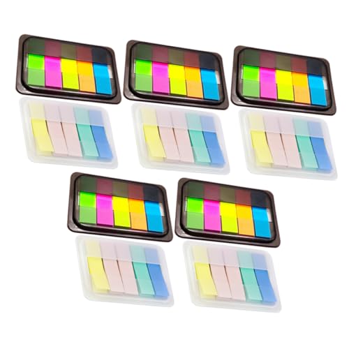 Veemoon 10 Kartons Haftnotizen Index Tabs Mehrfarbige Selbstklebende Registerstreifen Schreibbare Seitenmarker für Büro und Zuhause Langlebig Pet Material Vielseitig Einsetzbar Veemoon 10 Kartons Haftnotizen Index Tabs Mehrfarbige Selbstklebende Registerstreifen Schreibbare Seitenmarker für Büro und Zuhause Langlebig Pet Material Vielseitig Einsetzbar von Veemoon