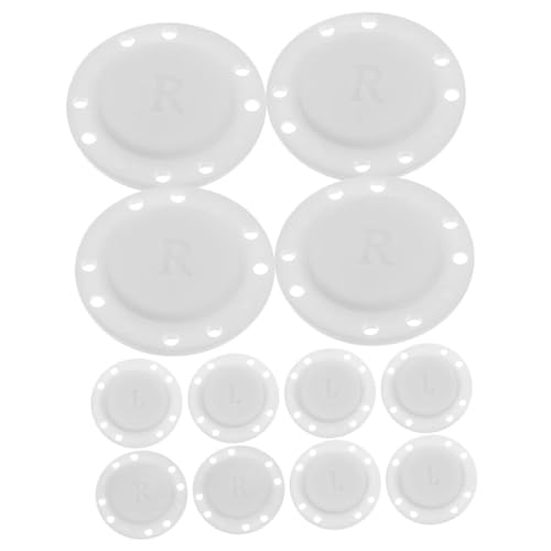 Veemoon 10 Paare Magnetknöpfe Magnetische Druckknöpfe Magnetischer Kleidungsknopf Magnetknopf Ersetzen Magnetische Taschenverschlüsse Annähbare Druckknöpfe Kleidungsknöpfe Weiß Nylon von Veemoon