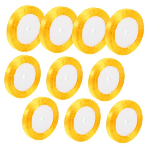 Veemoon 10 Rollen Geschenkverpackung Band für die Hochzeitsparty Satinband Sackleinenband Chiffon -Band dünn Geschenkband Bastelbänder Paketband Festivalband Bastalbänder Polyester Golden Veemoon 10 Rollen Geschenkverpackung Band für die Hochzeitsparty Satinband Sackleinenband Chiffon -Band dünn Geschenkband Bastelbänder Paketband Festivalband Bastalbänder Polyester Golden von Veemoon