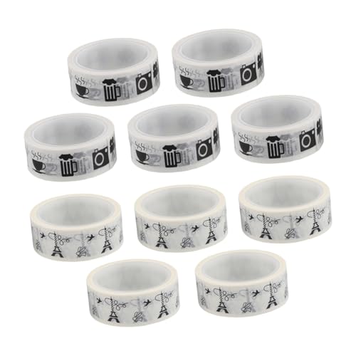 Veemoon 10 Rollen Taschenband Nautisches Washi-tape Sammelalbum Liefert Washi-tape Für Aufkleber Für Scrapbooking Scrapbook-washi-tape Retro-washi-tape Flüsterpapier Veemoon 10 Rollen Taschenband Nautisches Washi-tape Sammelalbum Liefert Washi-tape Für Aufkleber Für Scrapbooking Scrapbook-washi-tape Retro-washi-tape Flüsterpapier von Veemoon