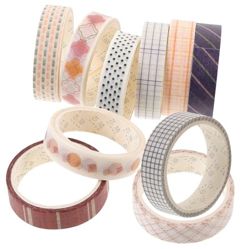 Veemoon 10 Rollen Washi-Tape-Set ästhetisch farbig Herstellung Gold klebeband seidenband Washi Tape-Set decor ziernieten Sammelalbum Handkontenbänder Washi -Bänder Japanisches Papier Veemoon 10 Rollen Washi-Tape-Set ästhetisch farbig Herstellung Gold klebeband seidenband Washi Tape-Set decor ziernieten Sammelalbum Handkontenbänder Washi -Bänder Japanisches Papier von Veemoon