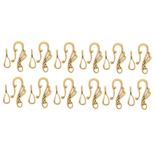 Veemoon 10 Sätze DIY Ohrhaken Verschlüsse Schmuckverbinder Ohrschmuck Zubehör Antik Goldfarbig für Armband und Ohrring Basteln Veemoon 10 Sätze DIY Ohrhaken Verschlüsse Schmuckverbinder Ohrschmuck Zubehör Antik Goldfarbig für Armband und Ohrring Basteln von Veemoon