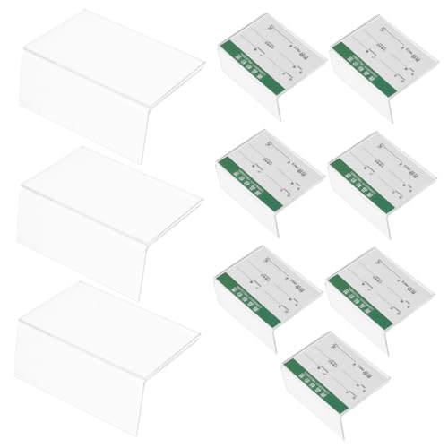 Veemoon 10 Stück Acryl Etikettenhalter Form Selbstklebend für Preisschilder für Einzelhandel und Organisation Robust und Transparent Veemoon 10 Stück Acryl Etikettenhalter Form Selbstklebend für Preisschilder für Einzelhandel und Organisation Robust und Transparent von Veemoon