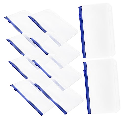 Veemoon 10 Stück Aktentaschen Mit Losen Blättern Kleine Taschen Mit Reißverschluss Reißverschlusstaschen Zur Organisation Organisator Der Ablage Praktische Aktentaschen Pvc Blue Veemoon 10 Stück Aktentaschen Mit Losen Blättern Kleine Taschen Mit Reißverschluss Reißverschlusstaschen Zur Organisation Organisator Der Ablage Praktische Aktentaschen Pvc Blue von Veemoon