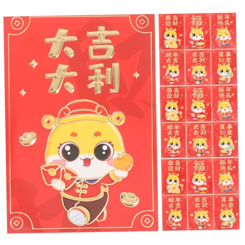 Veemoon 10 Stück Chinesische Neujahrs Rote Umschläge Traditionelle Hong Bao für Frühlingsfest Hochzeiten und Besondere Anlässe von Veemoon