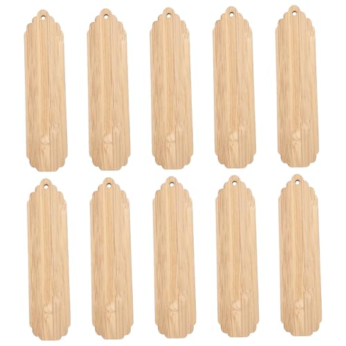 Veemoon 10 Stück DIY-Lesezeichenmaterialien leere Lesezeichen-Ornamente Stichworte Etiketten Bausatz Handwerk groß DIY Lesezeichen basteln Kreatives Lesezeichen Holz Veemoon 10 Stück DIY-Lesezeichenmaterialien leere Lesezeichen-Ornamente Stichworte Etiketten Bausatz Handwerk groß DIY Lesezeichen basteln Kreatives Lesezeichen Holz von Veemoon