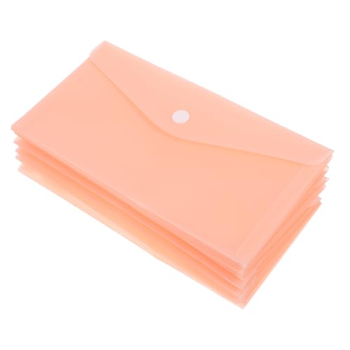 Veemoon 10 Stück Dokumententaschen Mit Druckknopfverschluss Organizer Tasche Transparenter Aktenordner Transparenter Ordner Dokumenten Organizer Aktentaschen Wasserdichter Ordner von Veemoon
