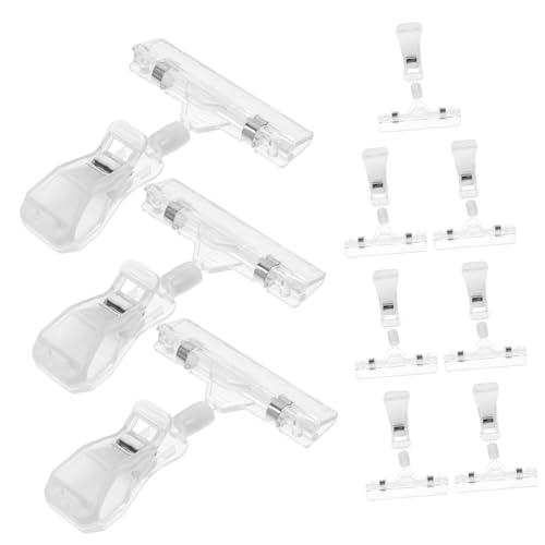 Veemoon 10 Stück Drehbare Transparente Preisschildhalter für Einzelhandel Vielseitige Werbeclip für Supermarktregale Wiederverwendbarer Etikettenhalter mit Flexiblem Schwenkmechanismus Veemoon 10 Stück Drehbare Transparente Preisschildhalter für Einzelhandel Vielseitige Werbeclip für Supermarktregale Wiederverwendbarer Etikettenhalter mit Flexiblem Schwenkmechanismus von Veemoon