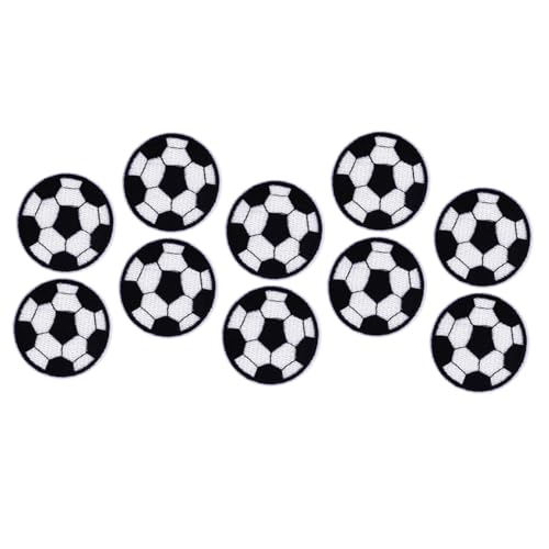 Veemoon 10 Stück Fußball Aufnäher zum Aufbügeln Dekorative Sportliche Patches Austauschbar für Kleidung Rucksäcke Hüte und Jacken Vielseitig und Farbenfroh Veemoon 10 Stück Fußball Aufnäher zum Aufbügeln Dekorative Sportliche Patches Austauschbar für Kleidung Rucksäcke Hüte und Jacken Vielseitig und Farbenfroh von Veemoon