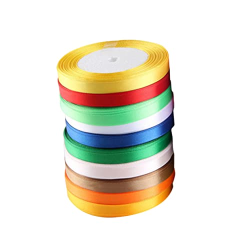 Veemoon 10 Stück Geschenkband Seiden Satin Polyester für Hochzeitsfeiern und DIY Dekorationen Zufälligen Farben für Kreative Bastelprojekte und Zufällige Farbe Zufällige Farbe Veemoon 10 Stück Geschenkband Seiden Satin Polyester für Hochzeitsfeiern und DIY Dekorationen Zufälligen Farben für Kreative Bastelprojekte und Zufällige Farbe Zufällige Farbe von Veemoon
