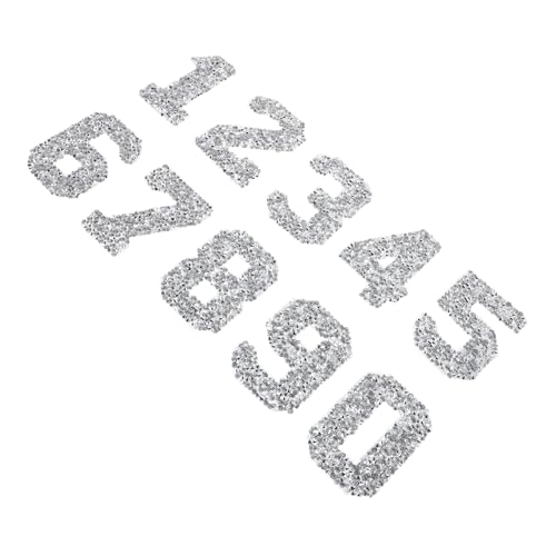 Veemoon 10 Stück Glitzernde Nummern Aufbügel Patches für Kleidung Rucksäcke Hüte Jeans und Diy Projekte Veemoon 10 Stück Glitzernde Nummern Aufbügel Patches für Kleidung Rucksäcke Hüte Jeans und Diy Projekte von Veemoon