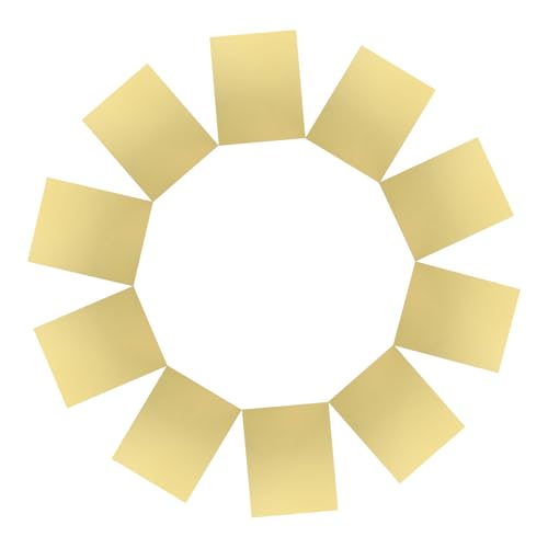 Veemoon 10 Stück Goldener einseitiger Karton Origami-Sterne-Papiere Bonbonpapier verpacken Papier für Einladungen goldenes Kartonpapier Papierquadrate zum Falten von Papier 275g Papier Veemoon 10 Stück Goldener einseitiger Karton Origami-Sterne-Papiere Bonbonpapier verpacken Papier für Einladungen goldenes Kartonpapier Papierquadrate zum Falten von Papier 275g Papier von Veemoon