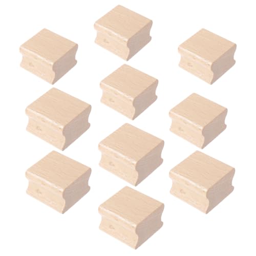 Veemoon 10 Stück Grooved Blank Rubber Stamp für Diy Bastelprojekte und Scrapbooking mit Dekorativem Design und Schützender Lackierung Veemoon 10 Stück Grooved Blank Rubber Stamp für Diy Bastelprojekte und Scrapbooking mit Dekorativem Design und Schützender Lackierung von Veemoon