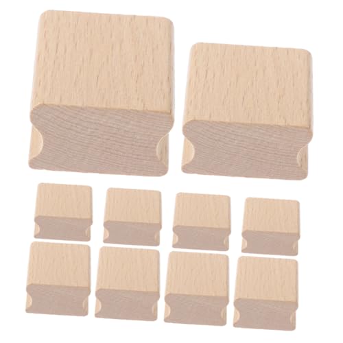 Veemoon 10 Stück Groovierte Stempelhalter für Diy Kartenherstellung Basteln und Scrapbooking Robuste Lackierte Oberfläche für Vielseitige Anwendungen Veemoon 10 Stück Groovierte Stempelhalter für Diy Kartenherstellung Basteln und Scrapbooking Robuste Lackierte Oberfläche für Vielseitige Anwendungen von Veemoon