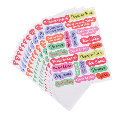 Veemoon 10 Stück Handbook -Label Aufkleber Etiketten für Budgetbinder Budgetordner-Aufkleber Kategorie Aufkleber Tagesplaner-Aufkleber Budgetaufkleber für Planer beschichtetes Papier Veemoon 10 Stück Handbook -Label Aufkleber Etiketten für Budgetbinder Budgetordner-Aufkleber Kategorie Aufkleber Tagesplaner-Aufkleber Budgetaufkleber für Planer beschichtetes Papier von Veemoon