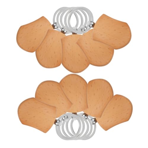 Veemoon 10 Stück Holz Schlüsselanhänger Blanko Schildform Diy Bastelrohlinge für Personalisierte Schlüsselanhänger Taschenanhänger und Sublimationsornamente Robustem Holz von Veemoon