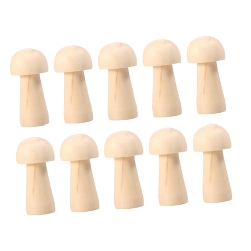 Veemoon 10 Stück Holzgraffiti -Pilzkopfverzierung bastelset basteln für holzfigur zabawki stymulujące rozwój Pilze Holzpuppe Pilz Pilzpuppe aus Holz Hölzern Veemoon 10 Stück Holzgraffiti -Pilzkopfverzierung bastelset basteln für holzfigur zabawki stymulujące rozwój Pilze Holzpuppe Pilz Pilzpuppe aus Holz Hölzern von Veemoon