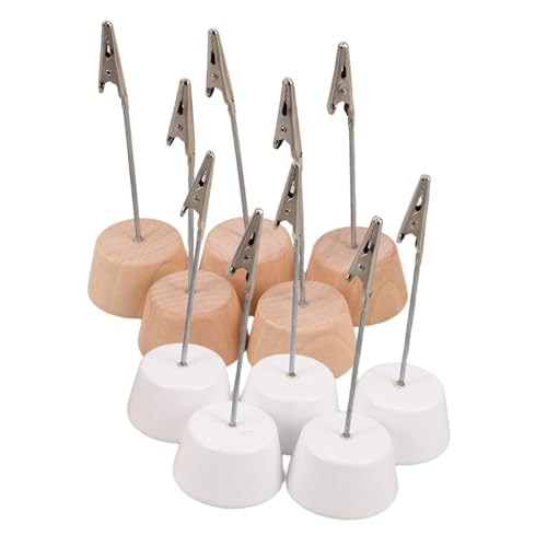 Veemoon 10 Stück Holzständer für Memo Notizen mit Clip Tischkartenhalter für Hochzeit Geburtstag Büro und Zuhause Robuste und Rutschfeste Clips für Fotos und Notizen Veemoon 10 Stück Holzständer für Memo Notizen mit Clip Tischkartenhalter für Hochzeit Geburtstag Büro und Zuhause Robuste und Rutschfeste Clips für Fotos und Notizen von Veemoon
