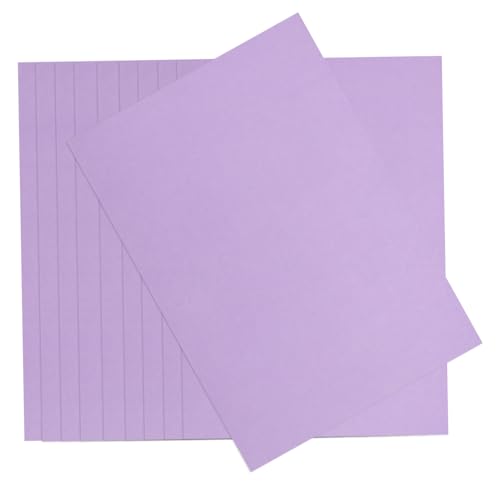 Veemoon 10 Stück Kartenvorrat Bastelbedarf aus Papier Sammelalbum liefert Papier Papierkarton farbiges Papier weihnachtskarton Lagerpapier farbiger Halloween-Karton Ferienkarton Violett von Veemoon