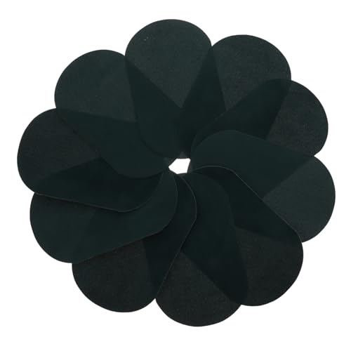 Veemoon 10 Stück Kleidungspatch bügelei aufbügelflicken Kleidungsaufnäher bügelbild ironing Reparatur Flecken Hitze Elliptischer Jeans-Patch Jeansapplikationen aufbügeln Stoff Dark Green von Veemoon