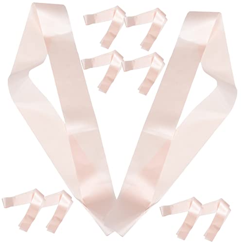 Veemoon 10 Stück Leere Schärpen Satin DIY Brautparty Schärpen für Junggesellinnenabschied und Hochzeiten für Besondere Anlässe von Veemoon