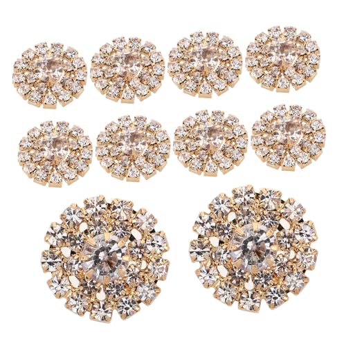 Veemoon 10 Stück Legierung Strass für Diy Haaraccessoires Einfache Befestigung für Schmuckdekoration Party und Alltag Veemoon 10 Stück Legierung Strass für Diy Haaraccessoires Einfache Befestigung für Schmuckdekoration Party und Alltag von Veemoon