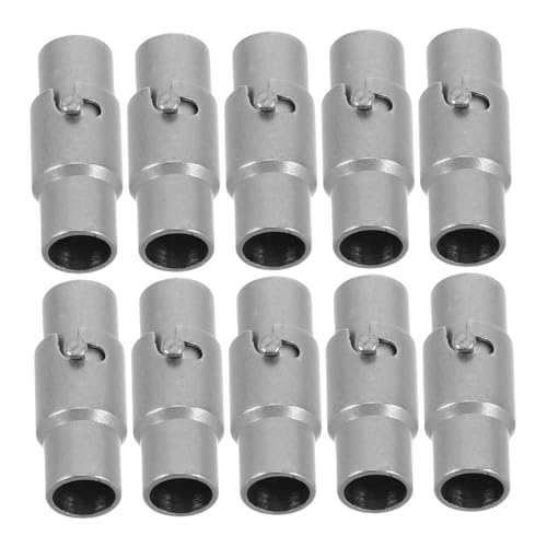 Veemoon 10 Stück Magnetische Schmuckverschlüsse Kupfer Sichere Armband und Halskettenverschlüsse Diy Schmuckverbinder Praktische Magnetclips für Schmuckgestaltung von Veemoon