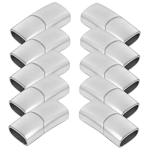 Veemoon 10 Stück Magnetschnalle Magnetische Armbandverschlüsse Magnetische Schmuckverschlüsse Herstellung Für Schließe Armband Magnetverschlüsse Schmuckschnalle Rostfreier Stahl Silver Veemoon 10 Stück Magnetschnalle Magnetische Armbandverschlüsse Magnetische Schmuckverschlüsse Herstellung Für Schließe Armband Magnetverschlüsse Schmuckschnalle Rostfreier Stahl Silver von Veemoon