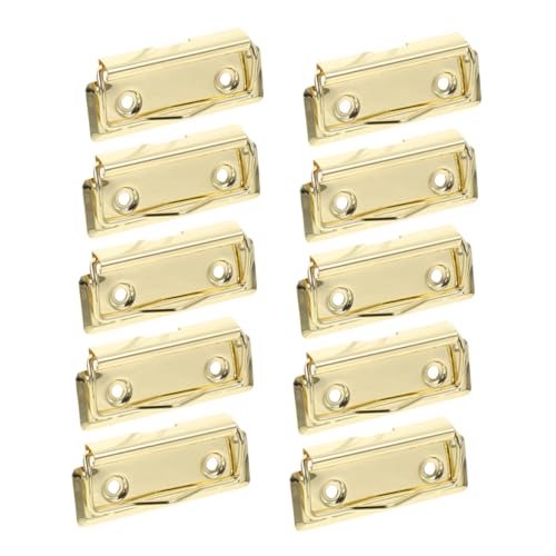 Veemoon 10 Stück Metall Klemmbrett Clips aus Aluminiumlegierung Langlebige Schreibbrett Klammern für Büro Schule Zuhause Multifunktionale Feste Halterung für Papier und Notizen und Leicht Veemoon 10 Stück Metall Klemmbrett Clips aus Aluminiumlegierung Langlebige Schreibbrett Klammern für Büro Schule Zuhause Multifunktionale Feste Halterung für Papier und Notizen und Leicht von Veemoon