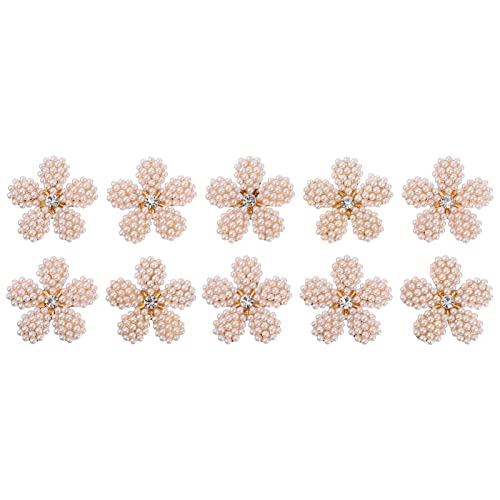 Veemoon 10 Stück Metallperlen Blumen Haarschmuck für Kreative Deko Projekte für Taschen und Bekleidungsverschönerung Veemoon 10 Stück Metallperlen Blumen Haarschmuck für Kreative Deko Projekte für Taschen und Bekleidungsverschönerung von Veemoon