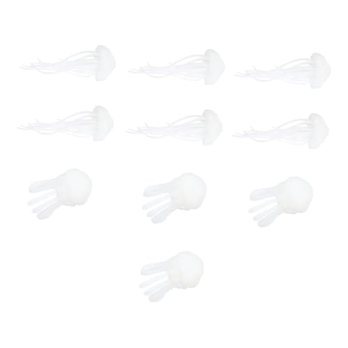 Veemoon 10 Stück Mini Quallen Epoxidharz Füllstoffe für DIY Handwerk Kristallfüllung für Schmuckherstellung Scrapbooking und Dekoration von Veemoon