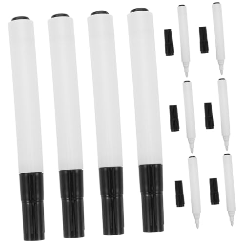Veemoon 10 Stück Nachfüllbare Whiteboard Marker mit Feiner Spitze Ergonomisches Design Für Lehrer für Klassenzimmer und Büro Wasserlöslich und Abwischbar von Veemoon