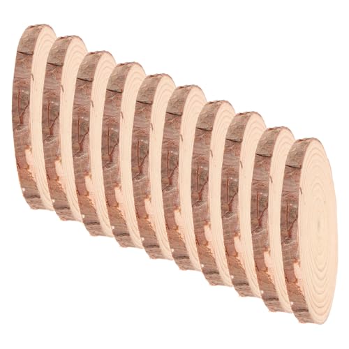 Veemoon 10 Stück Naturholzscheiben für Bastelarbeiten Runde Holzscheiben Langlebigem Kiefernholz für Diy Dekorationen Hochzeitsarrangements und Fotografie Veemoon 10 Stück Naturholzscheiben für Bastelarbeiten Runde Holzscheiben Langlebigem Kiefernholz für Diy Dekorationen Hochzeitsarrangements und Fotografie von Veemoon