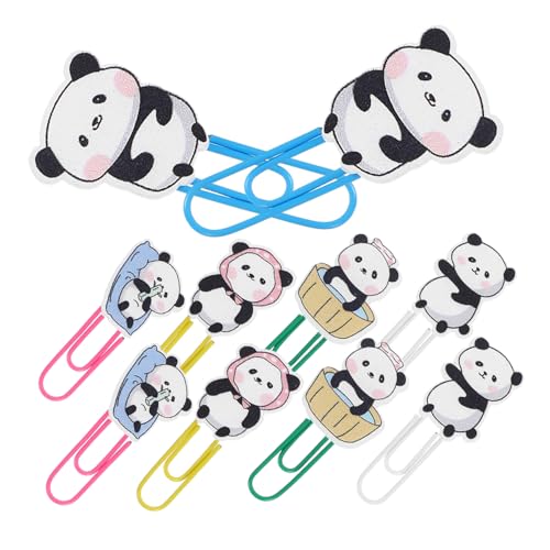 Veemoon 10 Stück Niedliche Panda Büroklammern aus Kunststoff und Vielseitige Lesezeichen und Dokumentenclips Kleine Dekorative Papierklemmen für Büro Schule und Studium Veemoon 10 Stück Niedliche Panda Büroklammern aus Kunststoff und Vielseitige Lesezeichen und Dokumentenclips Kleine Dekorative Papierklemmen für Büro Schule und Studium von Veemoon