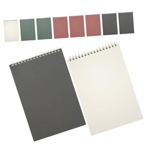 Veemoon 10 Stück Notizbuch Business Notebook spiralblock Mini-Notizbücher für Tagebuch Arbeitshefte Ästhetisches Schulmaterial Lernheft College-Schulbedarf Notizblock für Arbeit pp von Veemoon