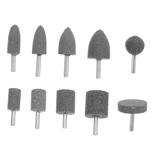 Veemoon 10 Stück Schleifscheiben-Schleifkopf Rotationspolierbits Ersatz-Schleifscheibe elektrischer Schleifstein Elektrischer Schärfbit abrasiver Schleifkopf Rad Braunes Edelkorund Grau Veemoon 10 Stück Schleifscheiben-Schleifkopf Rotationspolierbits Ersatz-Schleifscheibe elektrischer Schleifstein Elektrischer Schärfbit abrasiver Schleifkopf Rad Braunes Edelkorund Grau von Veemoon
