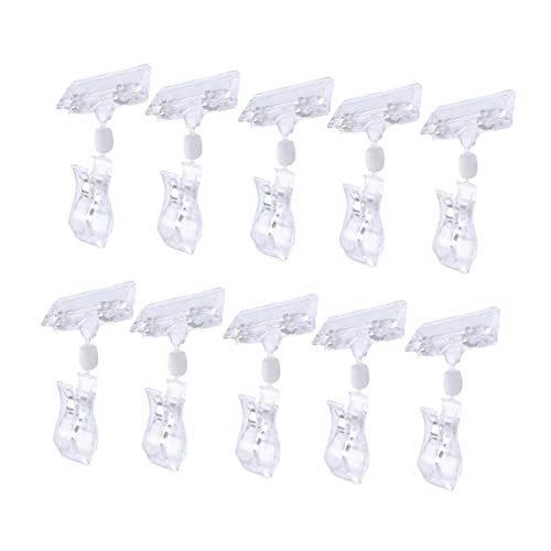 Veemoon 10 Stück Supermarktpreis Etikett Tag-clips Klemmbretter Doppelt Pop Hängend Groß Klares Preisschild Einzelhandelspreisschild Veemoon 10 Stück Supermarktpreis Etikett Tag-clips Klemmbretter Doppelt Pop Hängend Groß Klares Preisschild Einzelhandelspreisschild von Veemoon