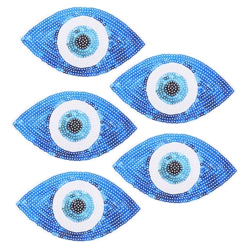 Veemoon 10 Stück Teiliges Bestickte Pailletten Augen Applikationen zum Aufnähen und Aufbügeln Modische Kleidungspatches für DIY Dekoration Schuh und Hutverzierung Vielseitig und Langlebig Veemoon 10 Stück Teiliges Bestickte Pailletten Augen Applikationen zum Aufnähen und Aufbügeln Modische Kleidungspatches für DIY Dekoration Schuh und Hutverzierung Vielseitig und Langlebig von Veemoon