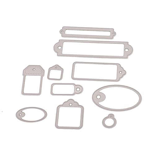 Veemoon 10 Stück Teiliges Carbonstahl Stanzschablonen Set mit Prägemuster Robuste Metall Stanzformen für DIY Scrapbooking Album Etiketten Stanzform für Papier Bastelarbeiten und Veemoon 10 Stück Teiliges Carbonstahl Stanzschablonen Set mit Prägemuster Robuste Metall Stanzformen für DIY Scrapbooking Album Etiketten Stanzform für Papier Bastelarbeiten und von Veemoon