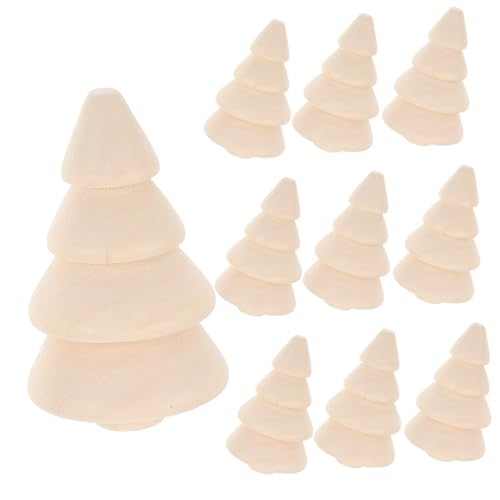 Veemoon 10 Stück Teiliges DIY Holz Weihnachtsbaum zum Bemalen Natürliche Mini Tannenbaum Deko Kinderfreundlich Kreative Bastelidee für Familien Schule und Festtagsdekoration Veemoon 10 Stück Teiliges DIY Holz Weihnachtsbaum zum Bemalen Natürliche Mini Tannenbaum Deko Kinderfreundlich Kreative Bastelidee für Familien Schule und Festtagsdekoration von Veemoon